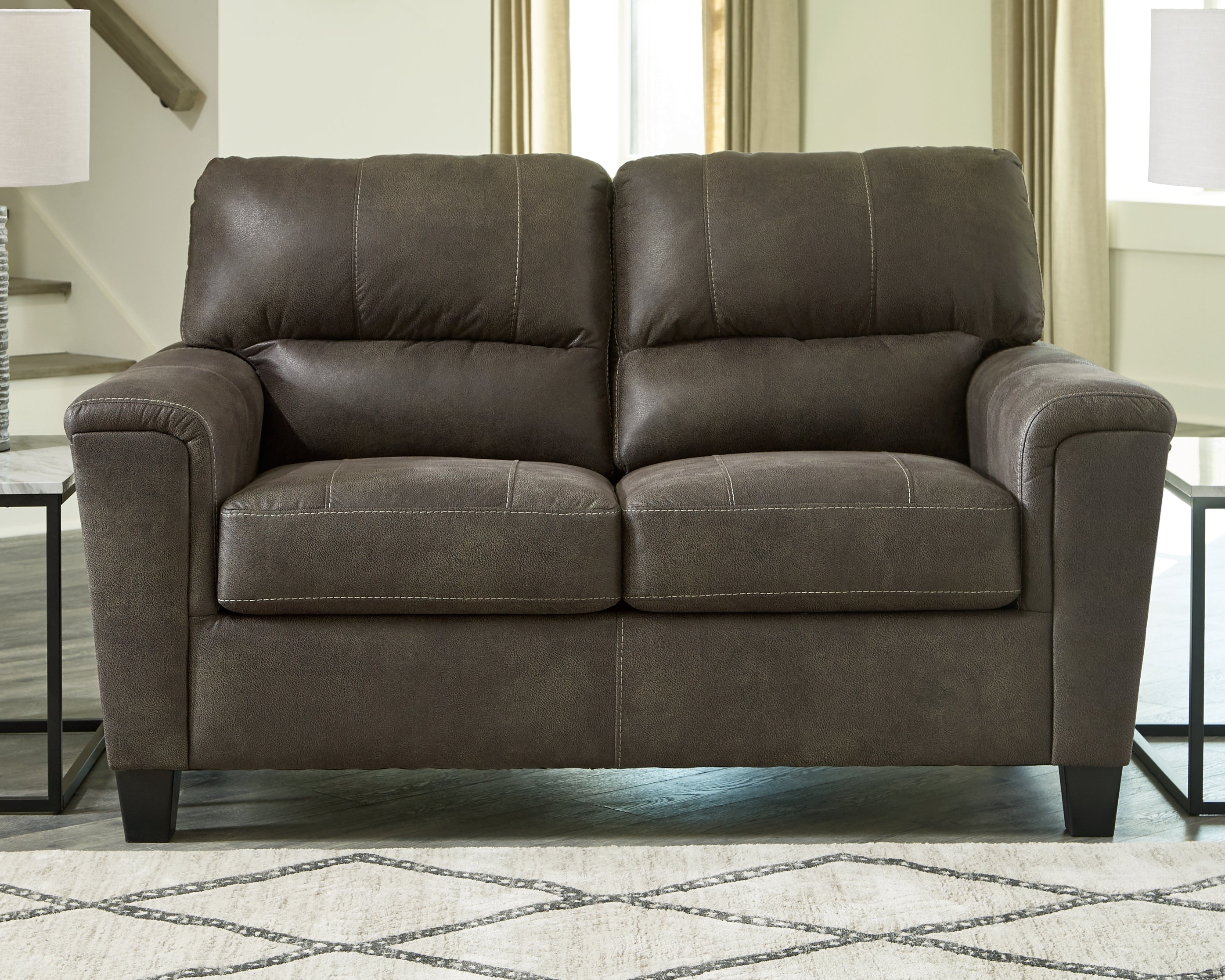 Furniture City Laplace - Ashley Furniture - NaviLiving Room - Loveseat / Smoke - 9400235