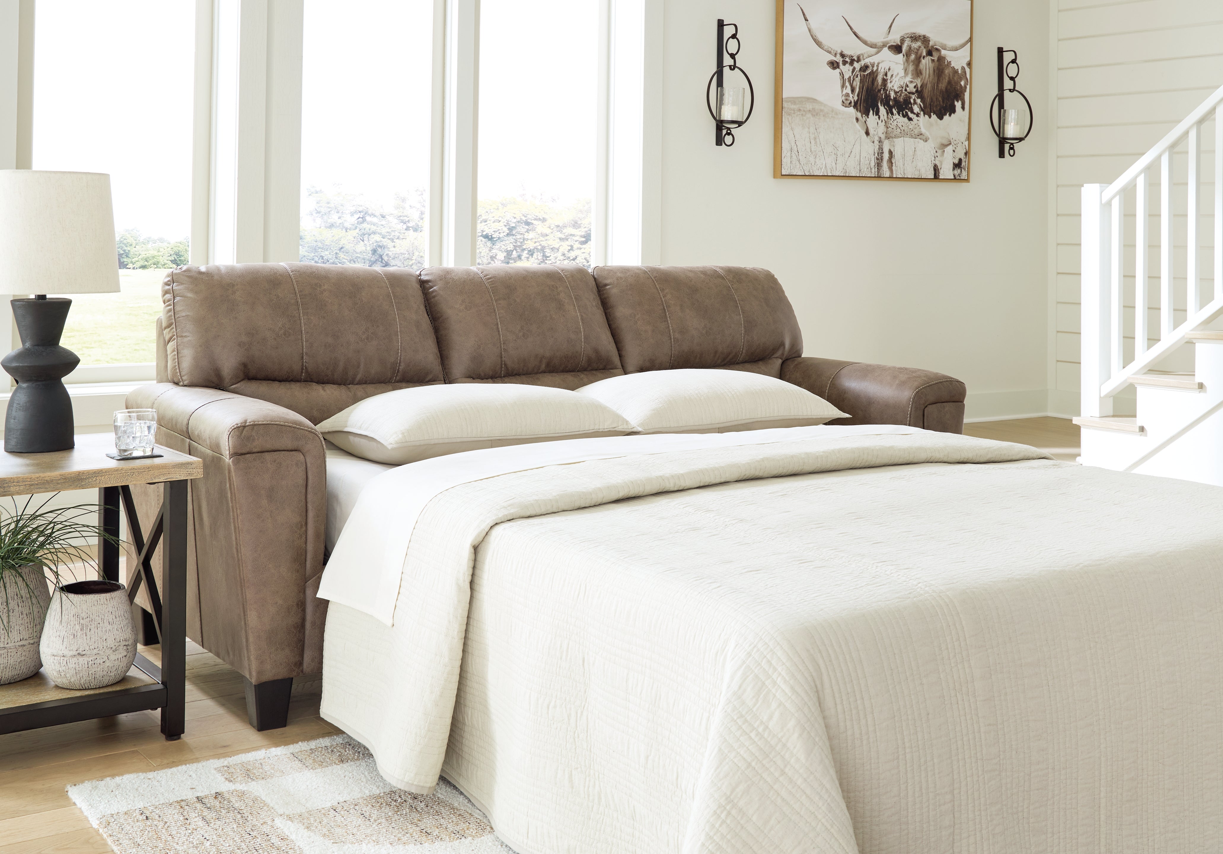 Furniture City Laplace - Ashley Furniture - NaviLiving Room - Queen Sofa Sleeper - 9400439