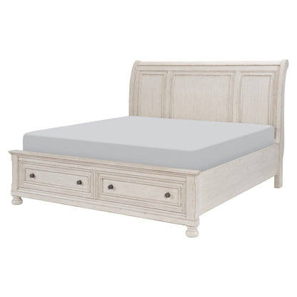 Bethel - Platform Bed With Footboard Storage
