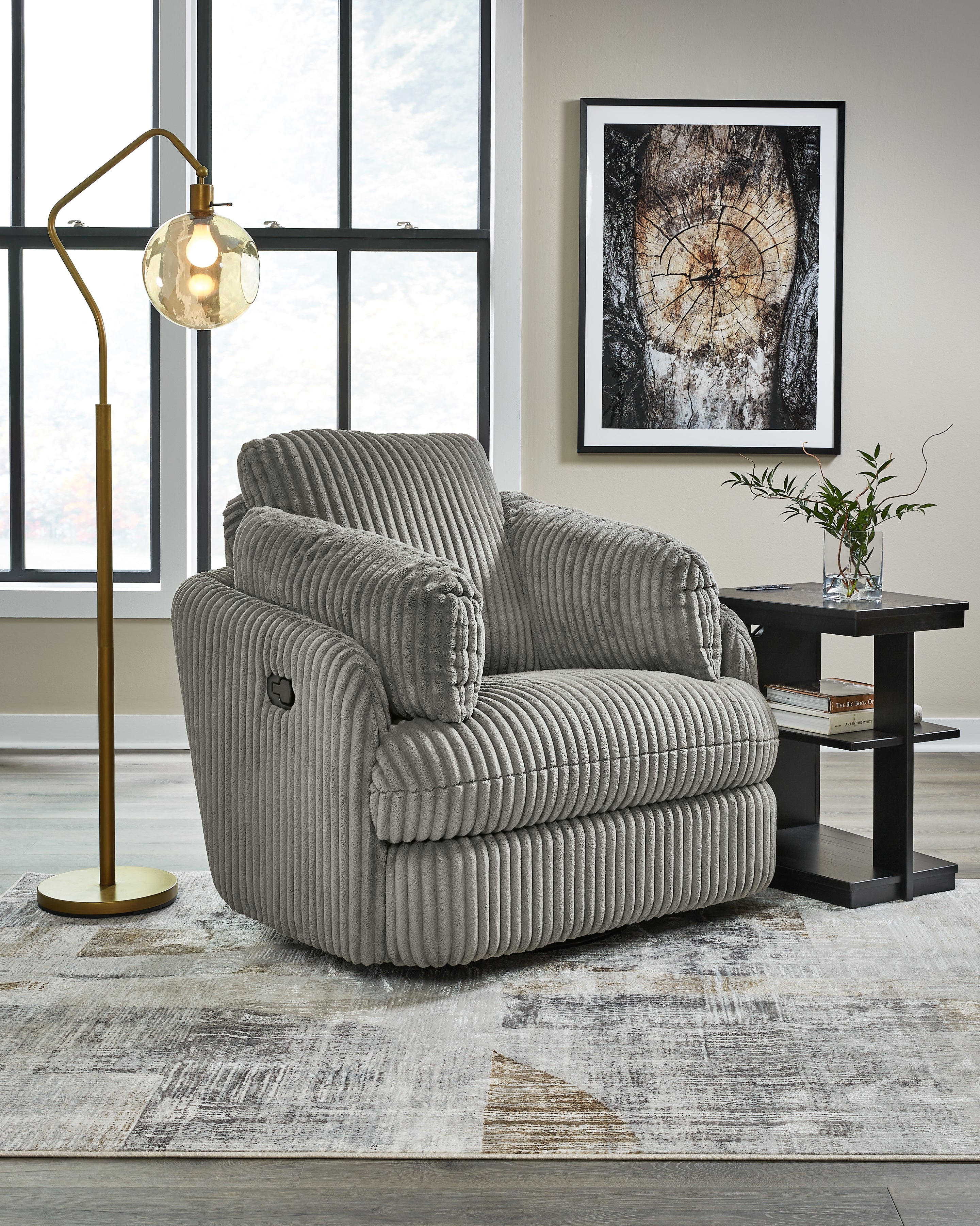 Furniture City Laplace - Ashley Furniture - Tie-Breaker Swivel Glider Recliner - Swivel Glider Recliner - 9490361