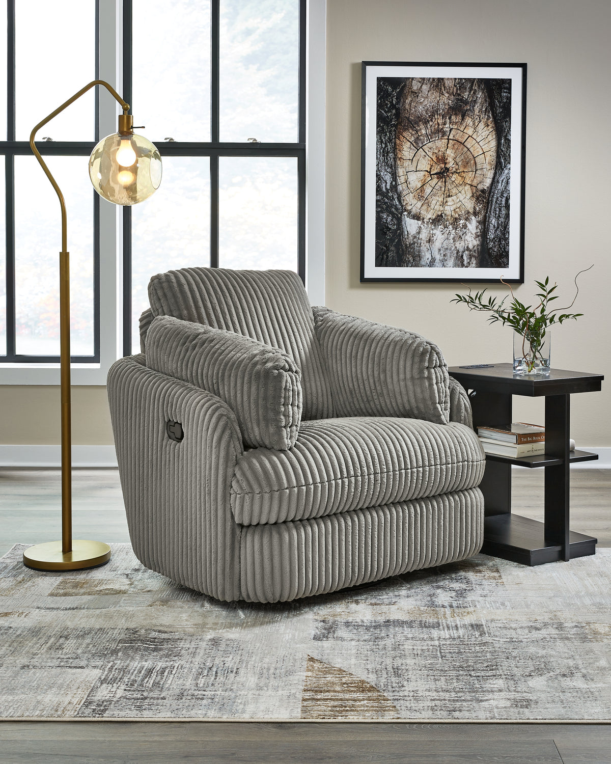 Furniture City Laplace - Ashley Furniture - Tie-Breaker Swivel Glider Recliner - Swivel Glider Recliner - 9490361