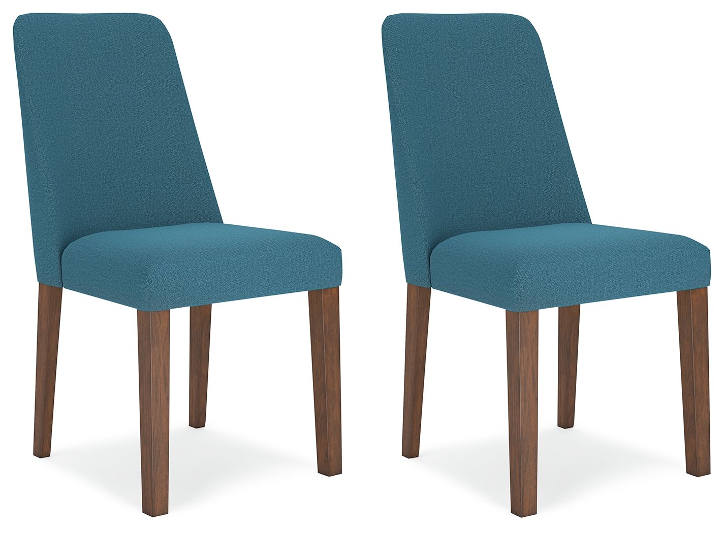 Lyncott - Dining Uph Side Chair (Set of 2) - Blue / Brown