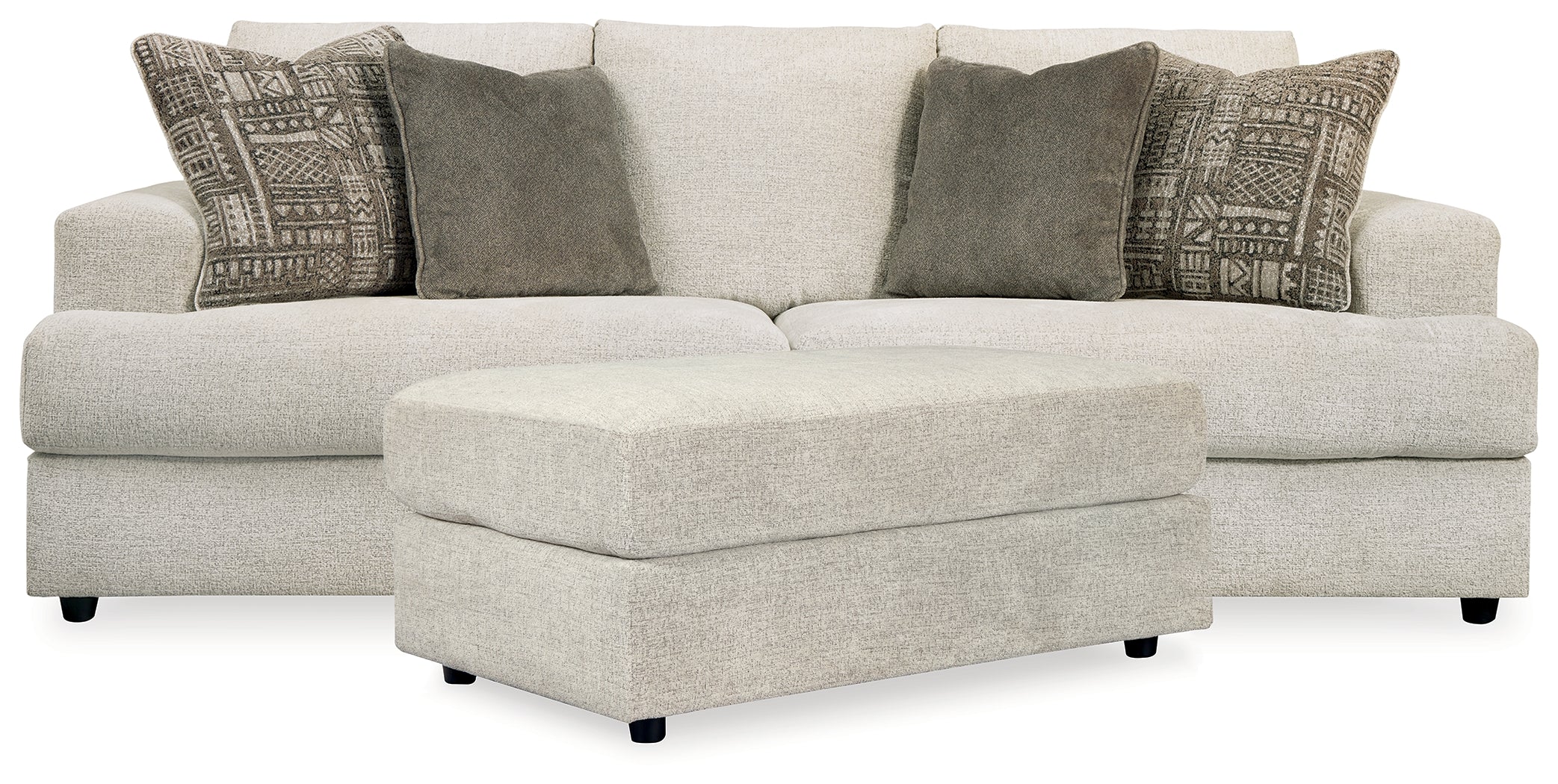 Furniture City Laplace - Ashley Furniture - Soletren Sofa and Ottoman - Sofa and Ottoman - 95104U12