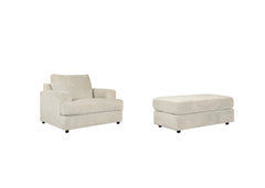 Furniture City Laplace - Ashley Furniture - Soletren Chair and Ottoman - Chair and Ottoman - 95104U1