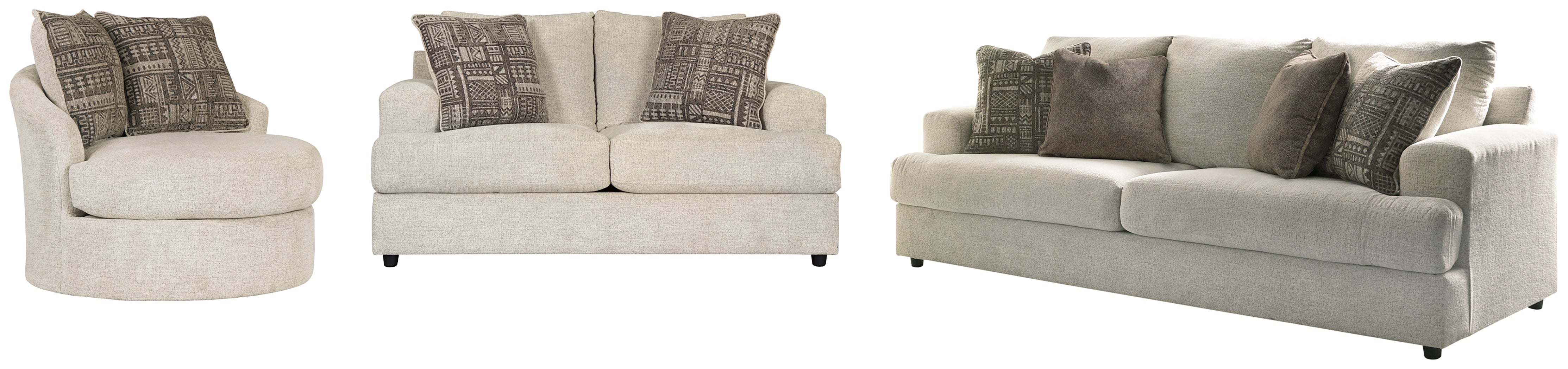 Furniture City Laplace - Ashley Furniture - Soletren Sofa, Loveseat and Accent Chair - Sofa, Loveseat and Accent Chair - 95104U10