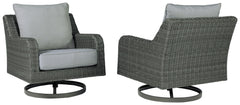 Elite Park - Swivel Lounge w/ Cushion - Gray
