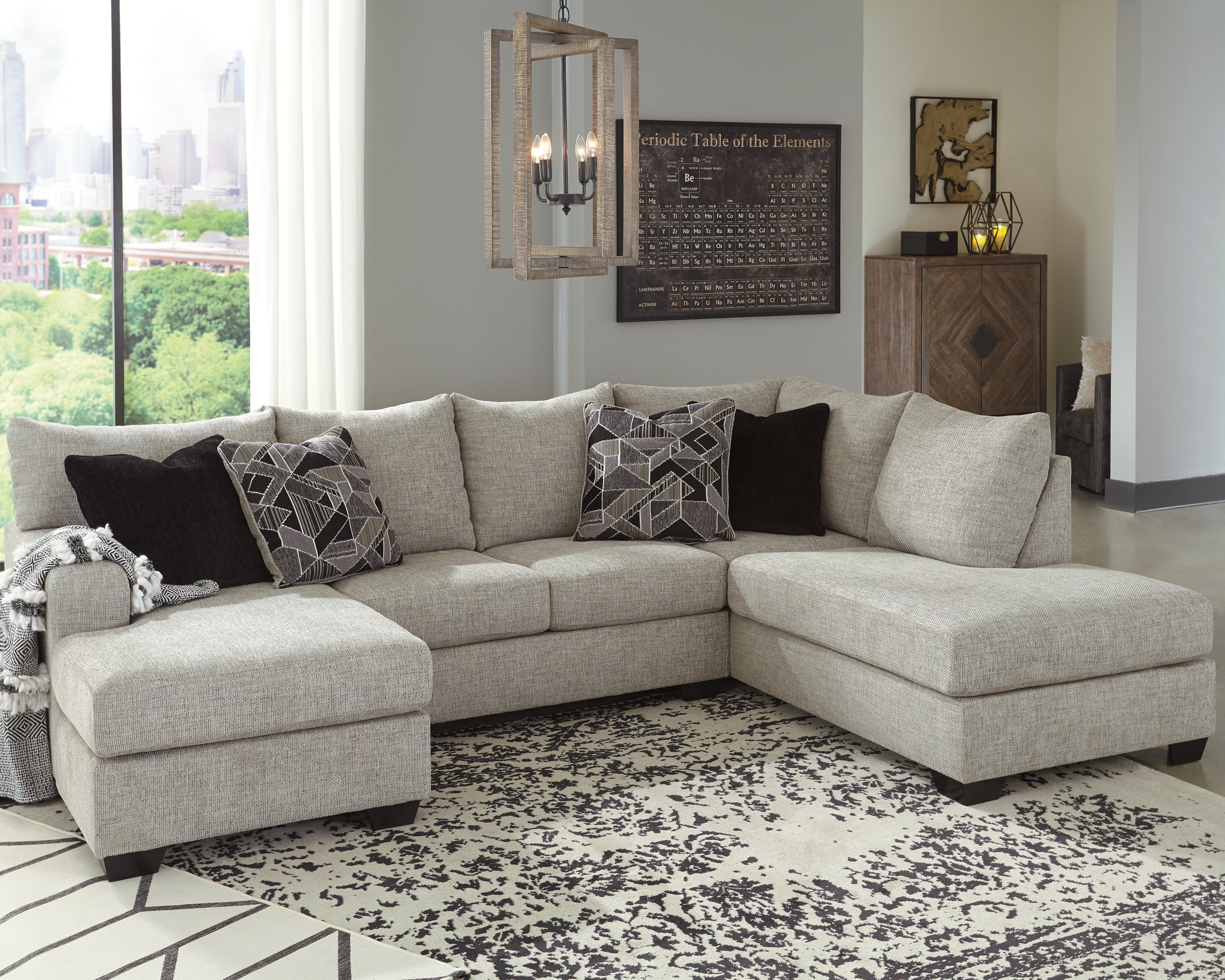 Furniture City Laplace - Ashley Furniture - Megginson Sectionals - LAF 2-Piece Sectional with Chaise / Storm - 96006S1