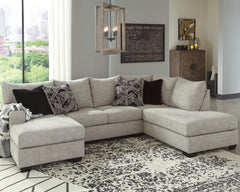 Furniture City Laplace - Ashley Furniture - Megginson Sectionals - LAF 2-Piece Sectional with Chaise / Storm - 96006S1