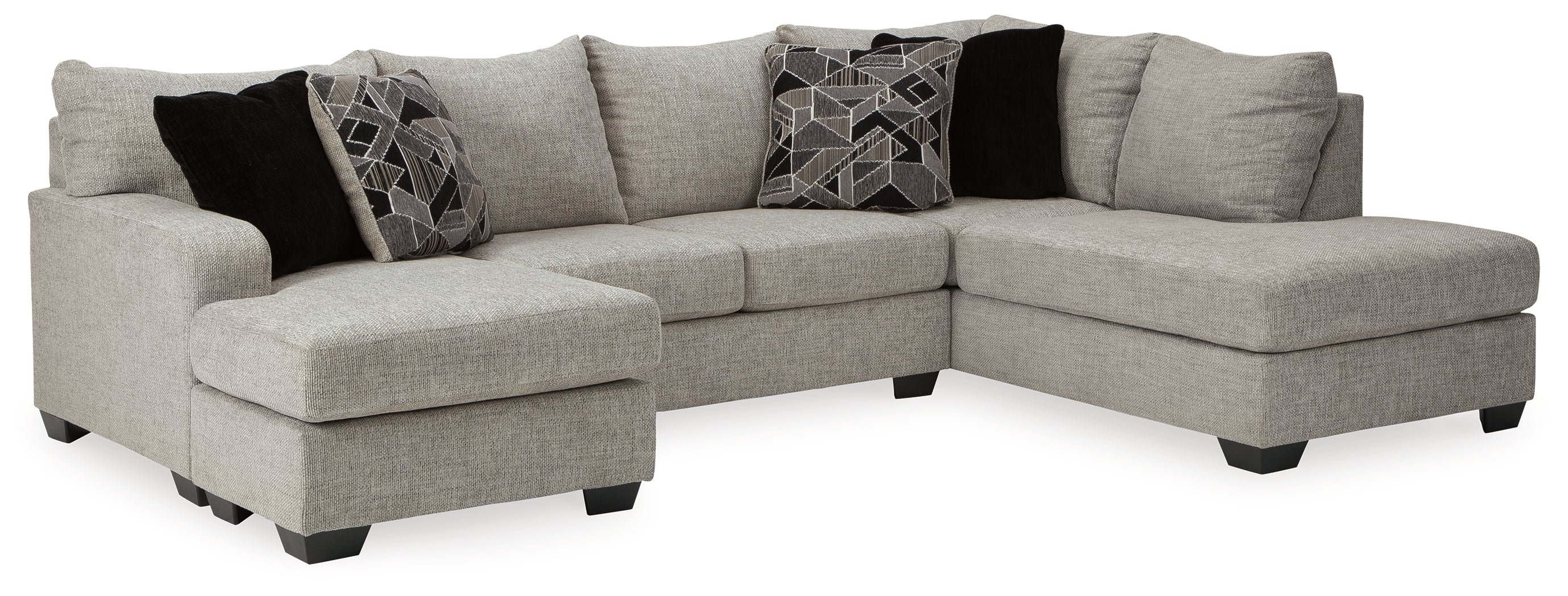 Furniture City Laplace - Ashley Furniture - Megginson Sectionals - LAF 2-Piece Sectional with Chaise / Storm - 96006S1