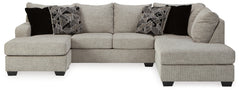 Furniture City Laplace - Ashley Furniture - Megginson Sectionals - LAF 2-Piece Sectional with Chaise / Storm - 96006S1