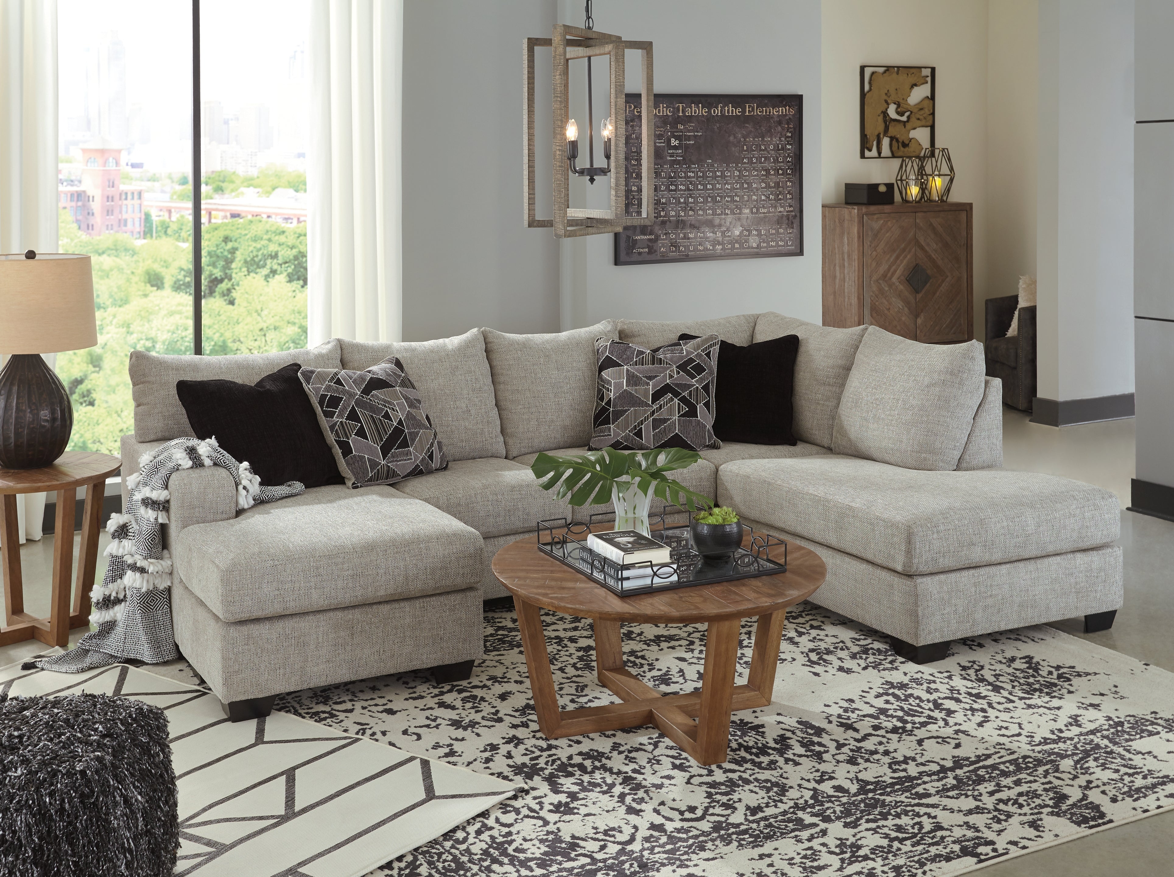 Furniture City Laplace - Ashley Furniture - Megginson Sectionals - LAF 2-Piece Sectional with Chaise / Storm - 96006S1