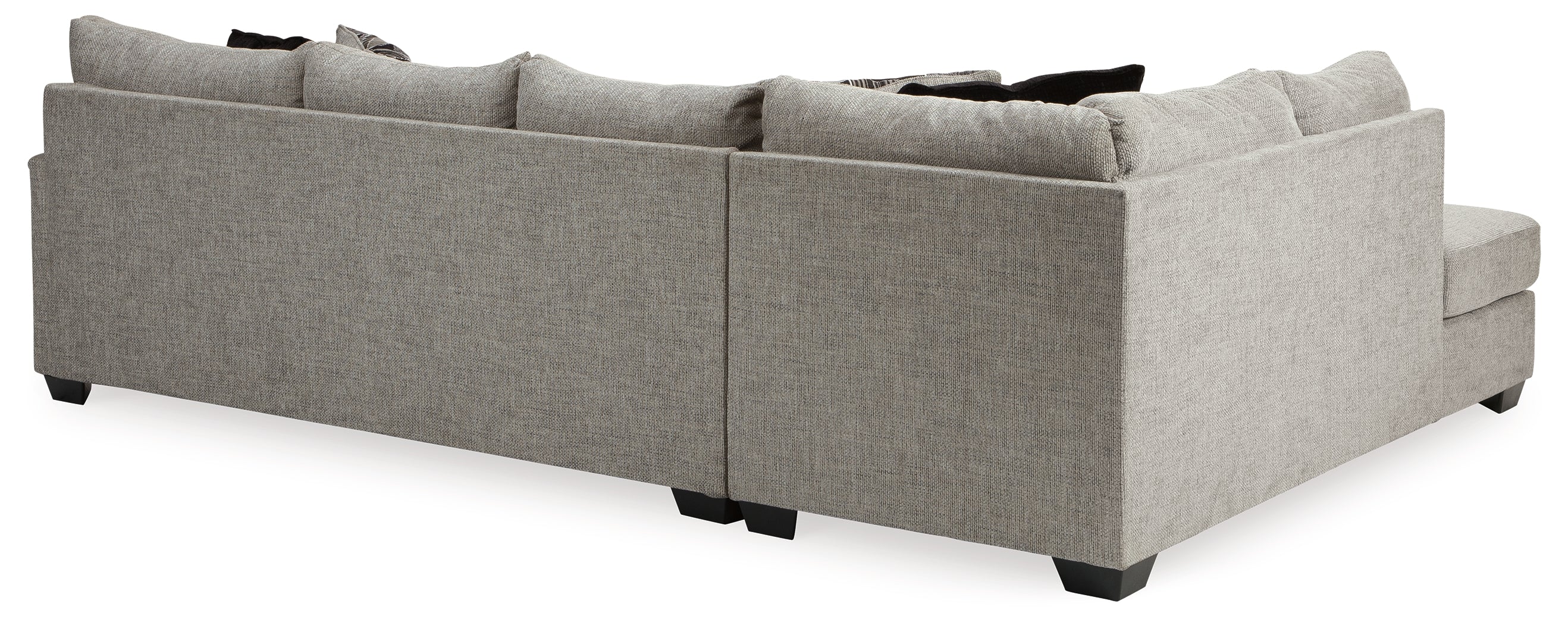 Furniture City Laplace - Ashley Furniture - Megginson Sectionals - RAF 2-Piece Sectional with Chaise / Storm - 96006S2