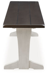 Darborn - Large Dining Room Bench - Gray / Brown