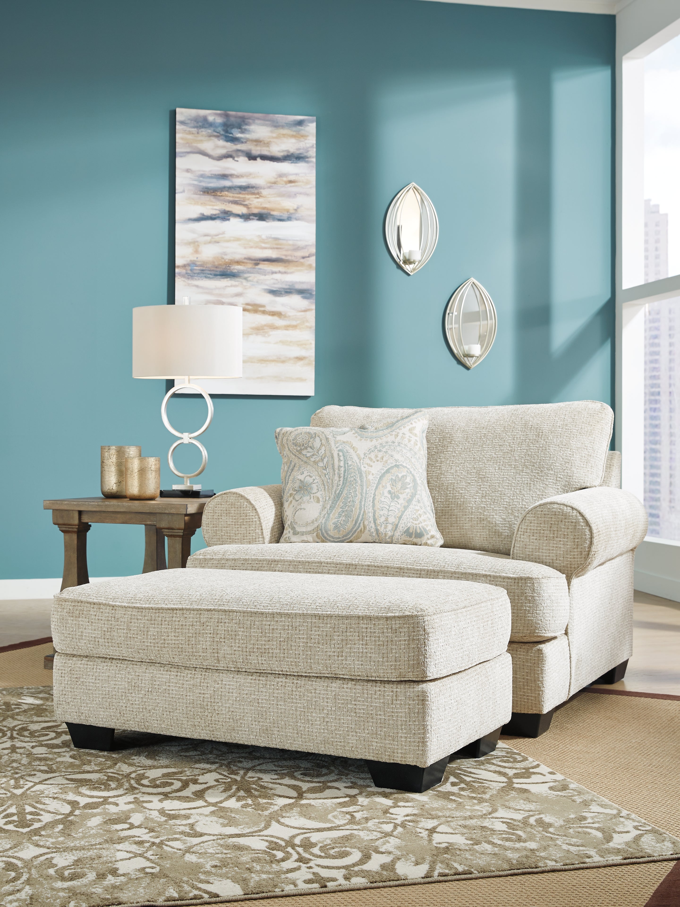 Furniture City Laplace - Ashley Furniture - MonaghanLiving Room - Chair and a Half / Sandstone - 9620523