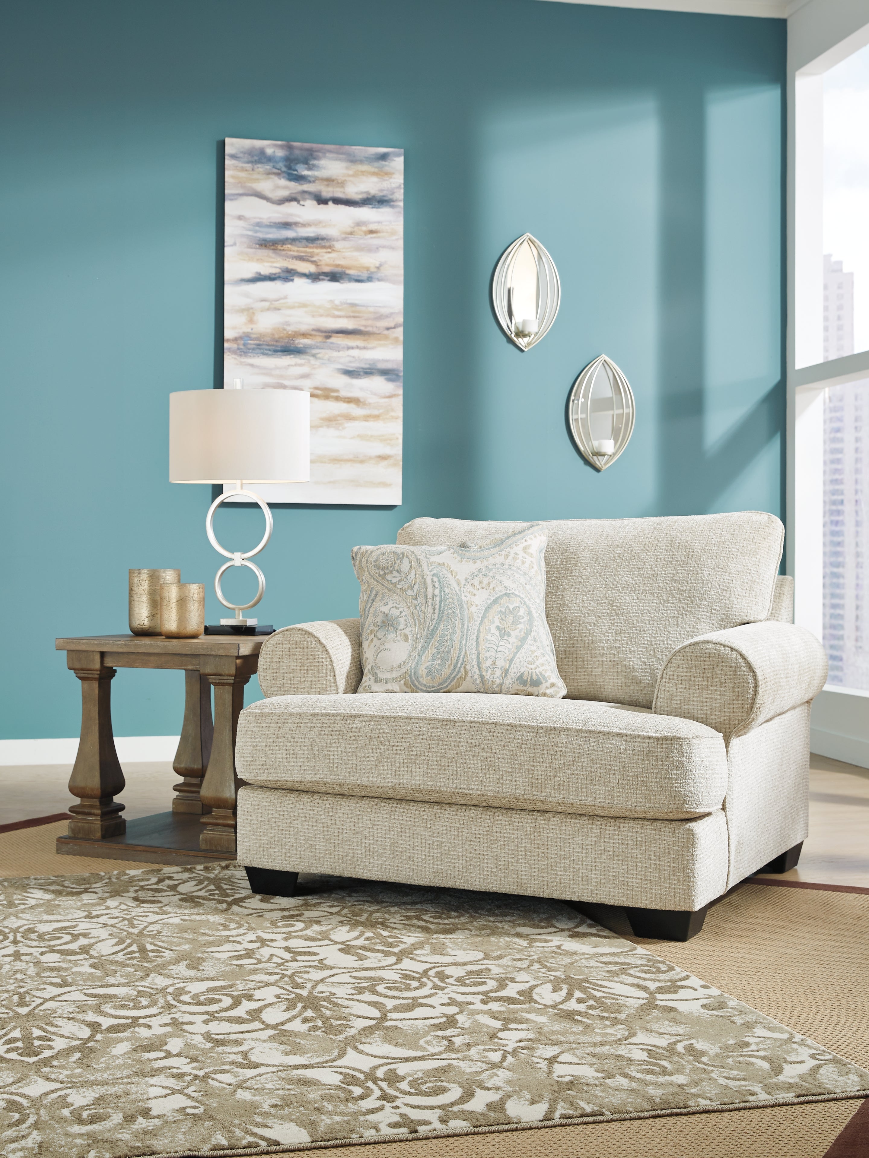Furniture City Laplace - Ashley Furniture - MonaghanLiving Room - Chair and a Half / Sandstone - 9620523