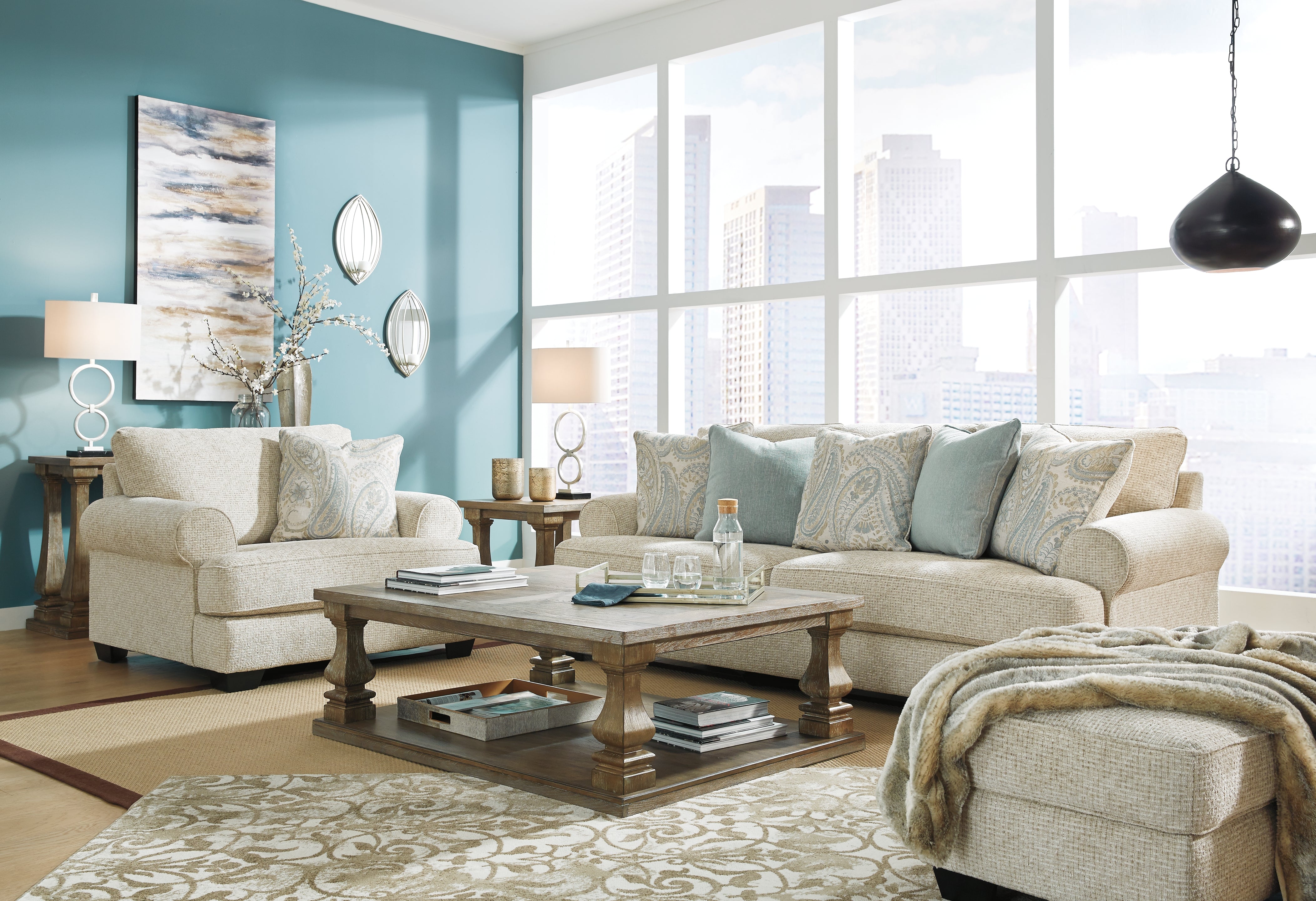 Furniture City Laplace - Ashley Furniture - MonaghanLiving Room - Sofa / Sandstone - 9620538