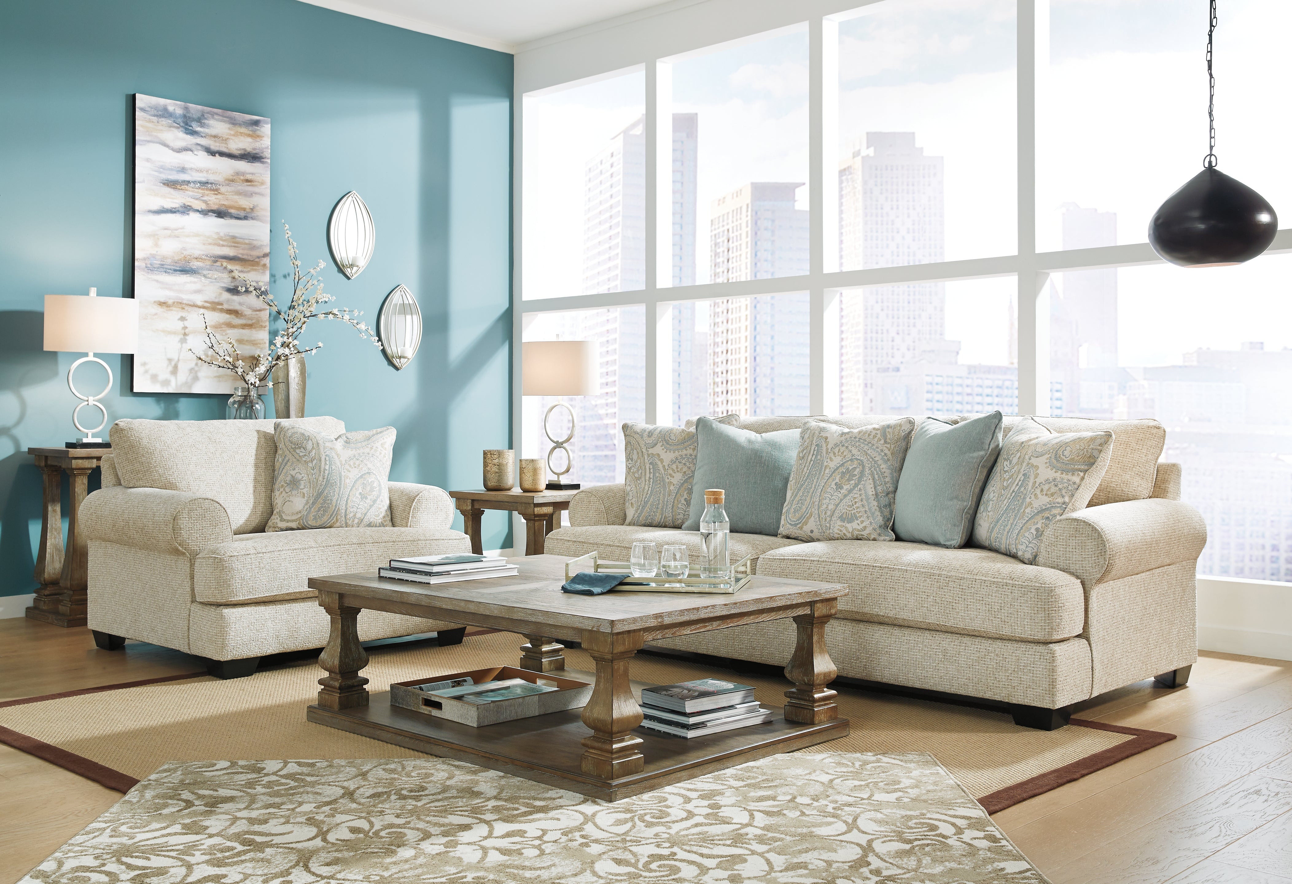 Furniture City Laplace - Ashley Furniture - MonaghanLiving Room - Sofa / Sandstone - 9620538