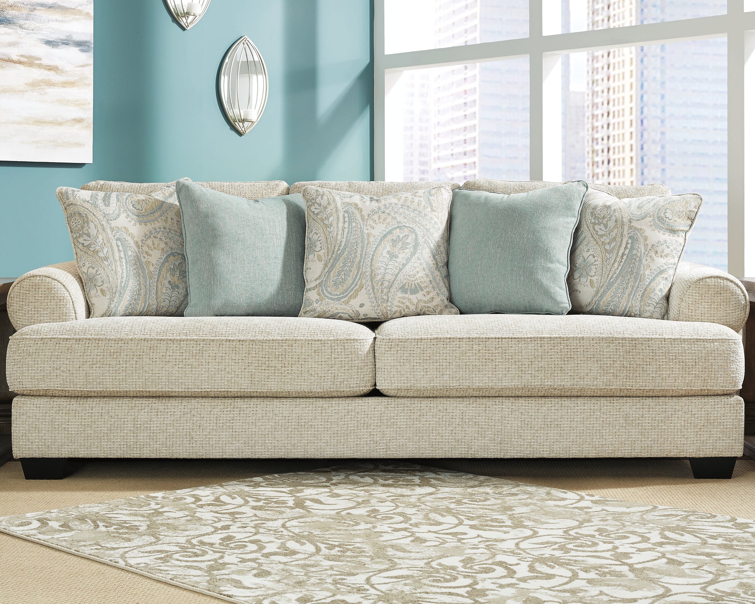 Furniture City Laplace - Ashley Furniture - MonaghanLiving Room - Sofa / Sandstone - 9620538