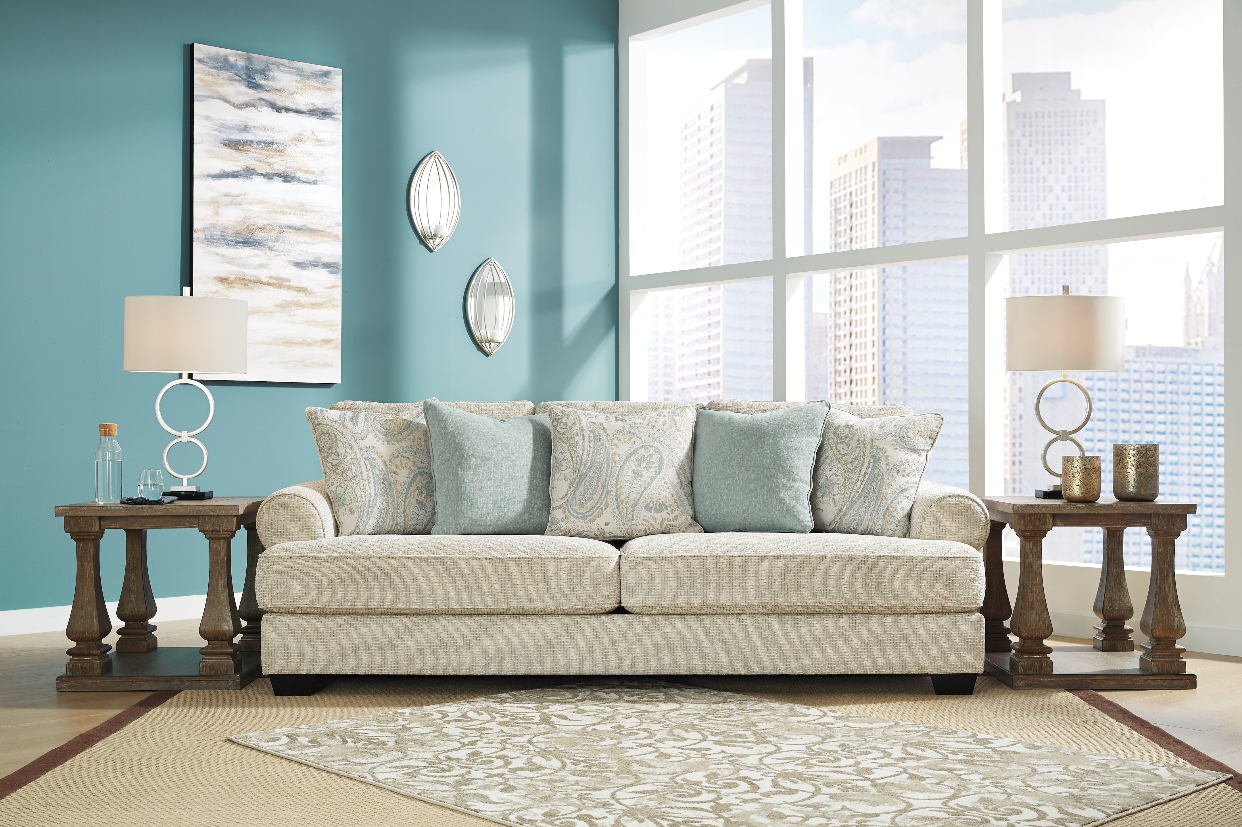 Furniture City Laplace - Ashley Furniture - MonaghanLiving Room - Sofa / Sandstone - 9620538