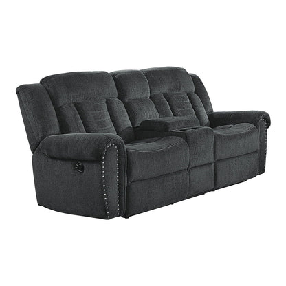 Nutmeg - Double Reclining Loveseat With Center Console