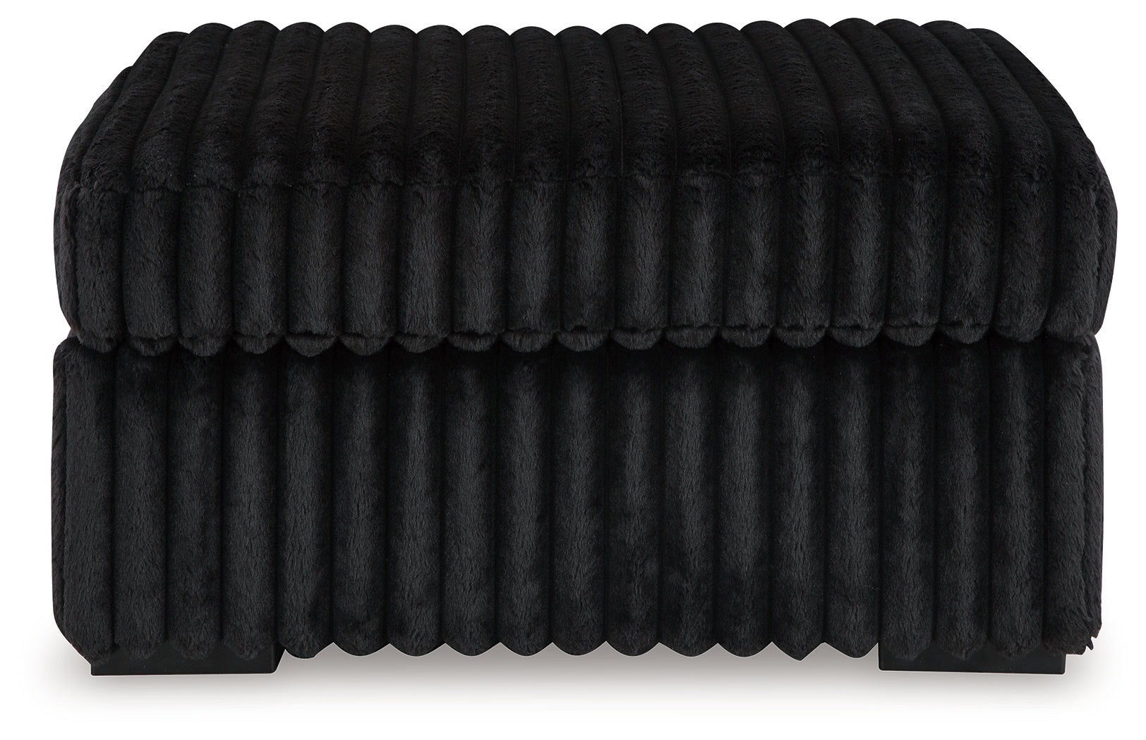 Furniture City Laplace - Ashley Furniture - Midnight-Madness 2-Piece Sectional and Oversized Accent Ottoman - 2-Piece Sectional and Oversized Accent Ottoman / Onyx - 98103U4