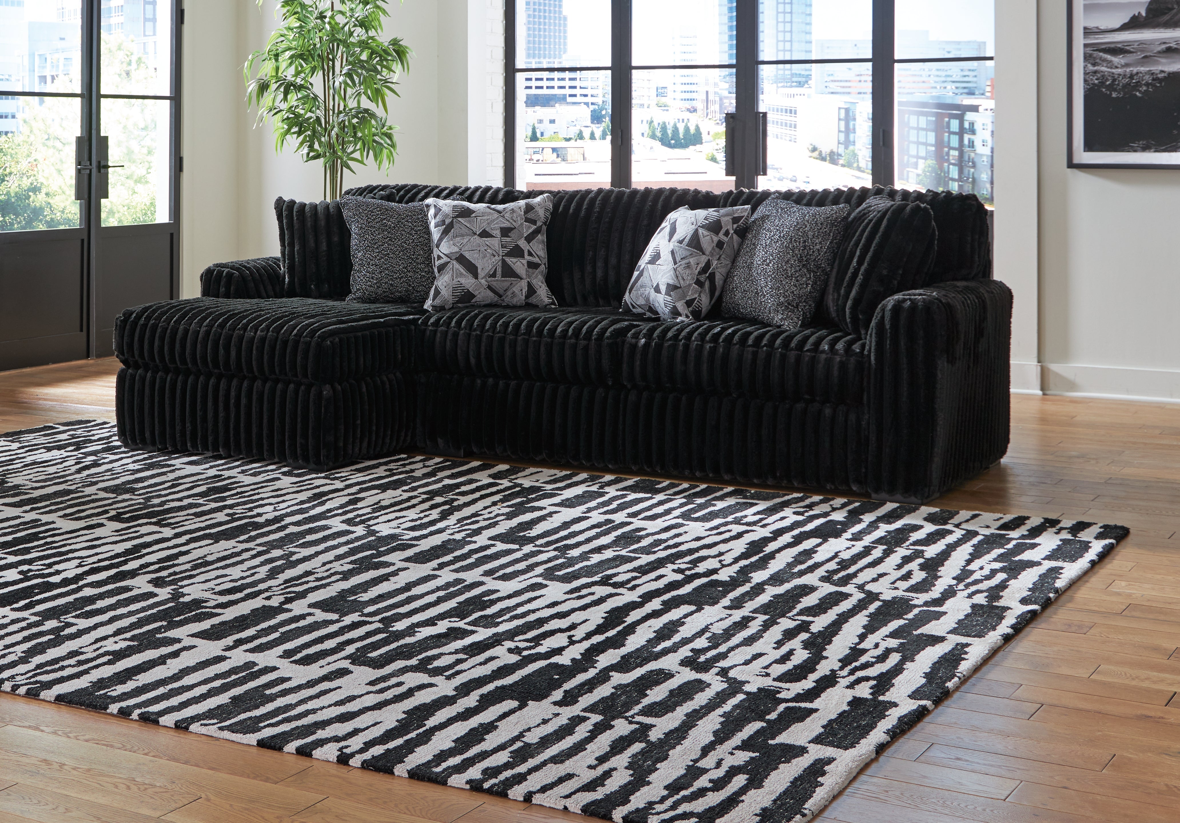 Furniture City Laplace - Ashley Furniture - Midnight-Madness Sectionals - RAF 2-Piece Sectional Sofa with Chaise - 98103S1