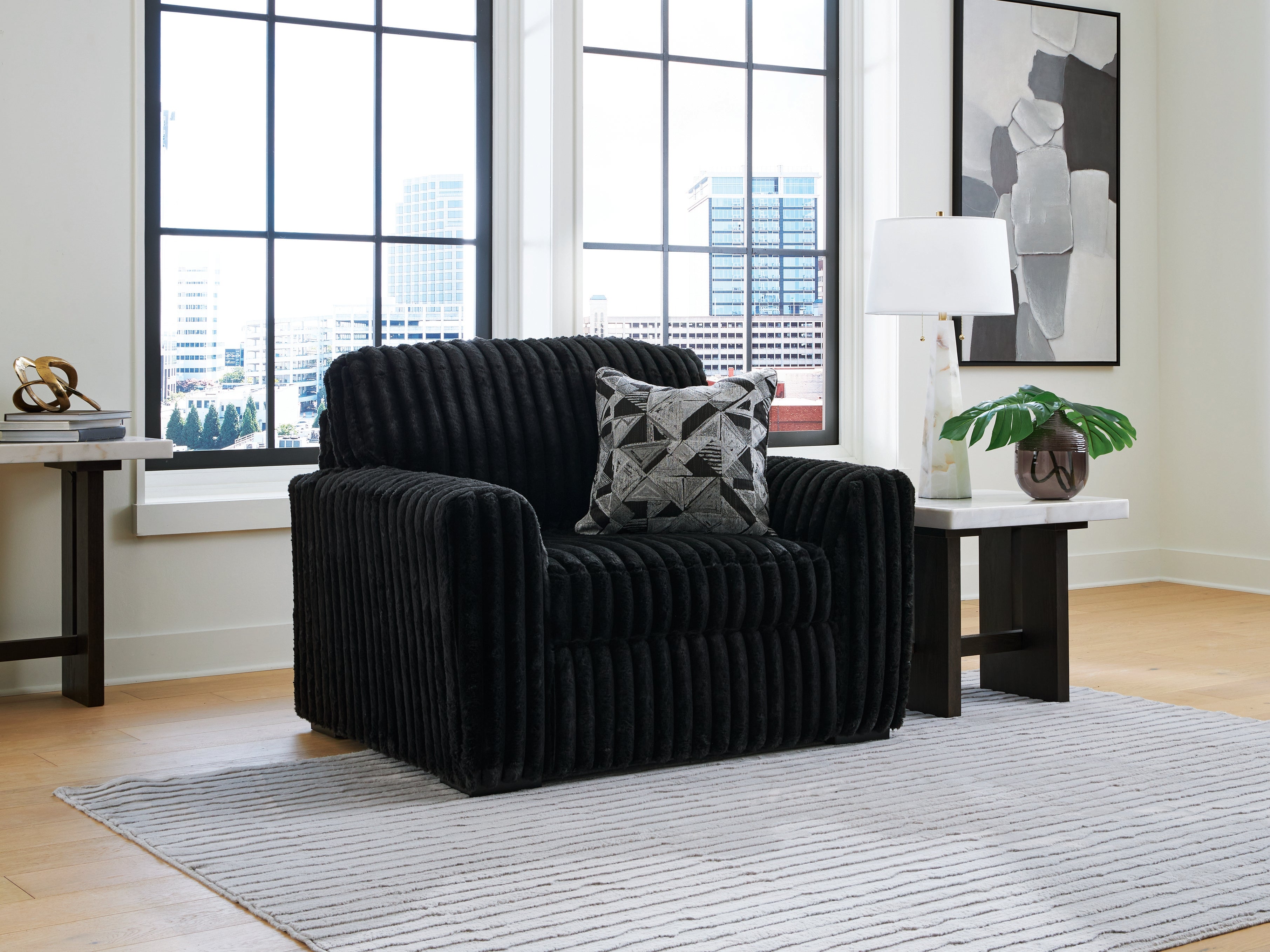 Furniture City Laplace - Ashley Furniture - Midnight-MadnessLiving Room - Chair and a Half - 9810323