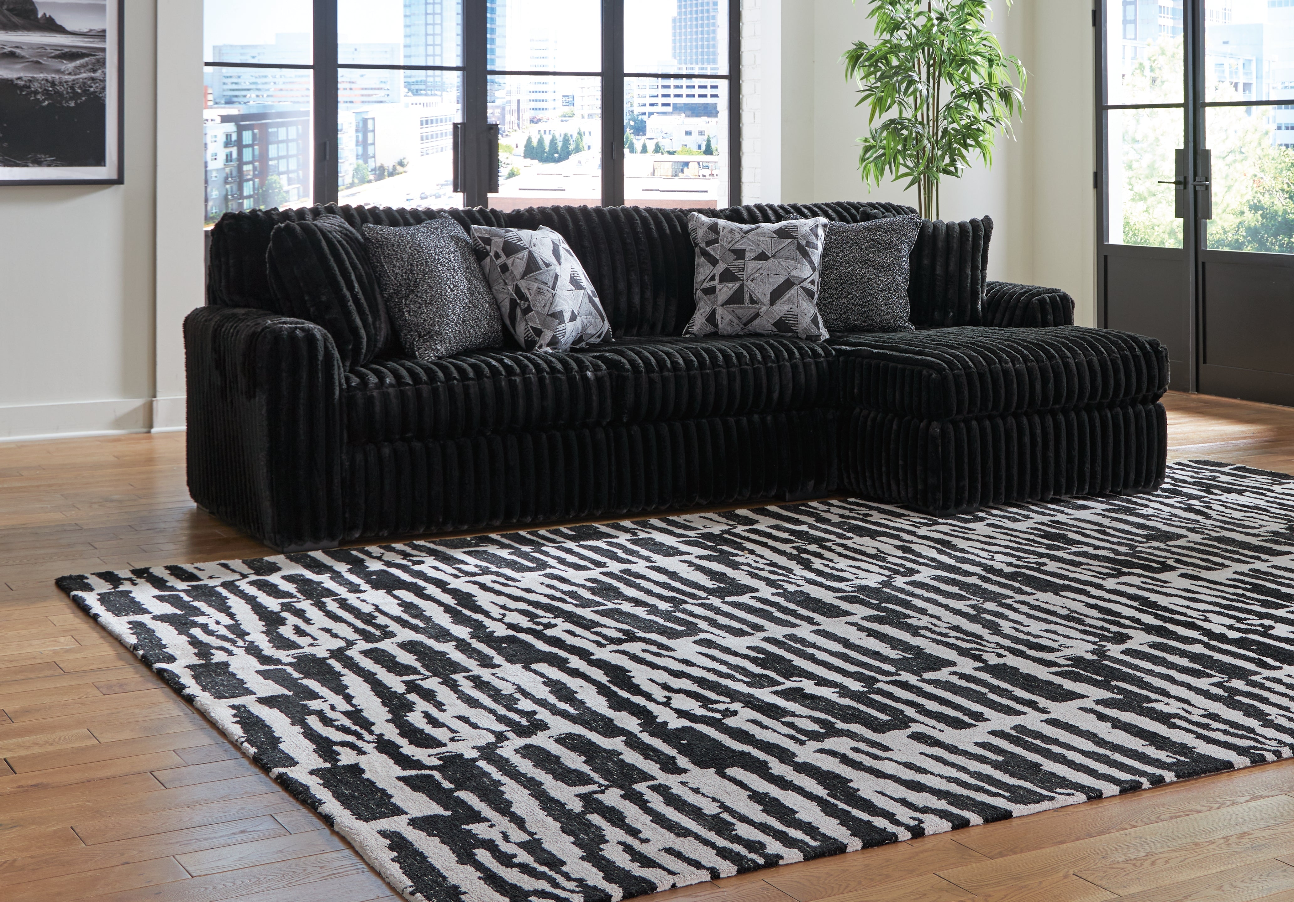 Furniture City Laplace - Ashley Furniture - Midnight-Madness Sectionals - LAF 2-Piece Sectional Sofa with Chaise - 98103S2