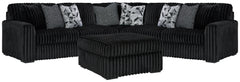Furniture City Laplace - Ashley Furniture - Midnight-Madness 3-Piece Sectional and Oversized Ottoman - 3-Piece Sectional and Oversized Ottoman - 98103U7