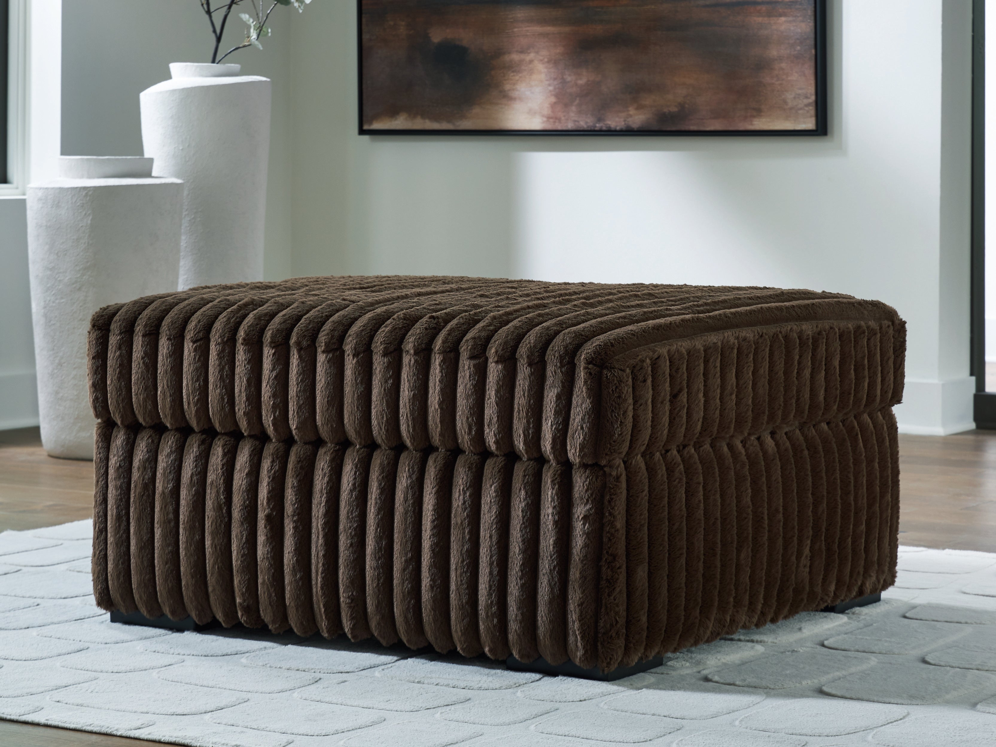 Furniture City Laplace - Ashley Furniture - Midnight-MadnessLiving Room - Oversized Accent Ottoman - 9810408