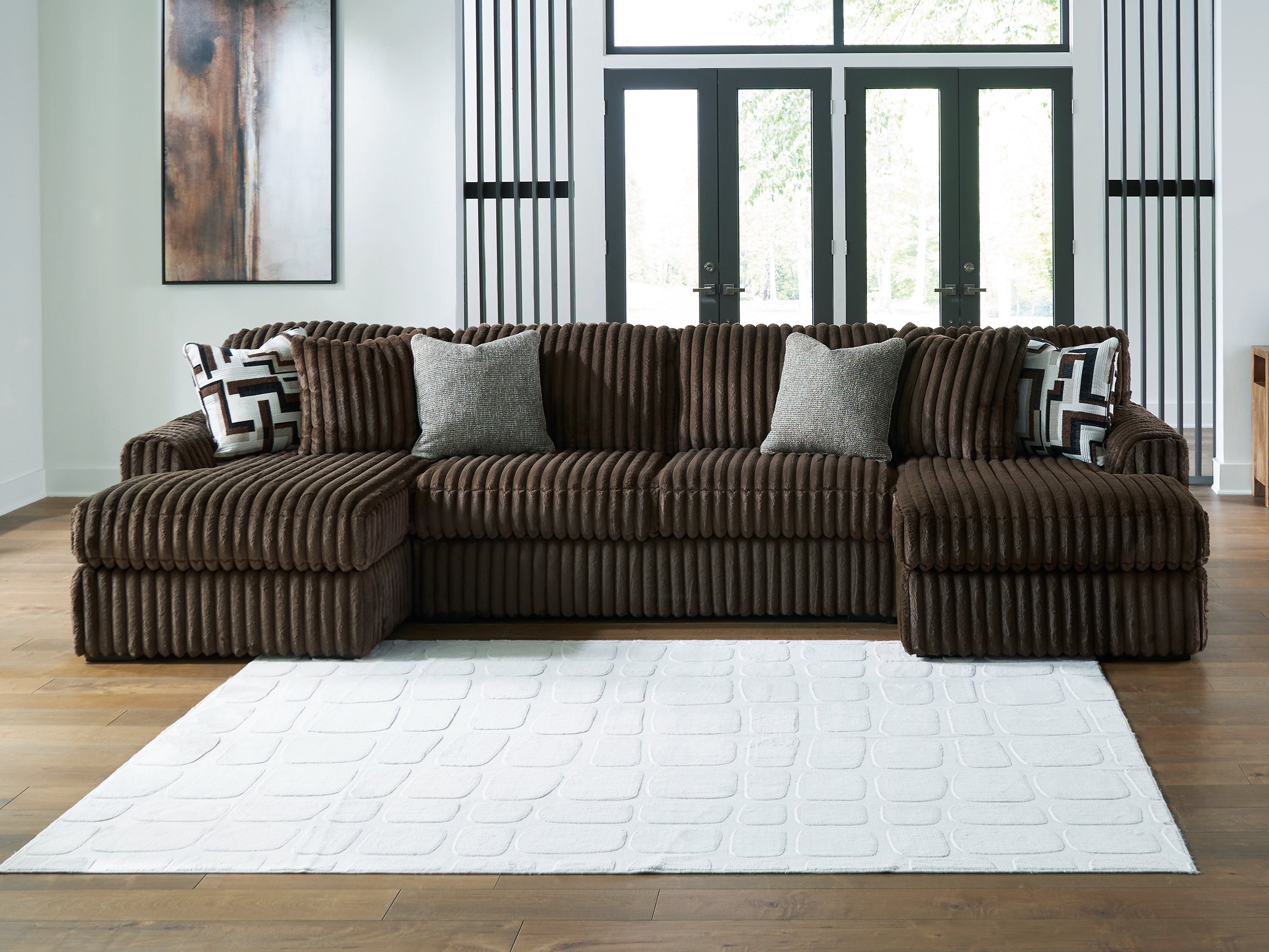 Furniture City Laplace - Ashley Furniture - Midnight-Madness Sectionals - RAF 3-Piece Sectional with Chaise - 98104S5