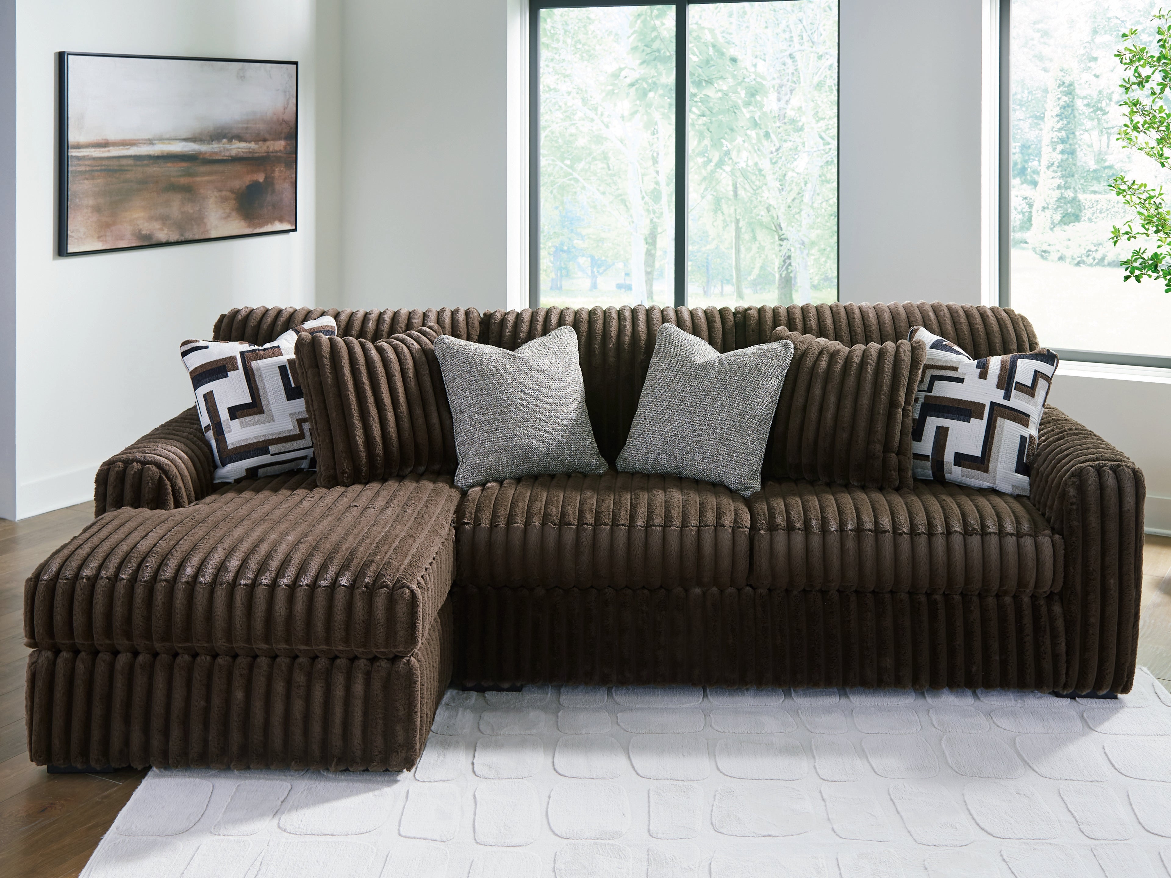 Furniture City Laplace - Ashley Furniture - Midnight-Madness Sectionals - RAF 2-Piece Sectional Sofa with Chaise - 98104S1