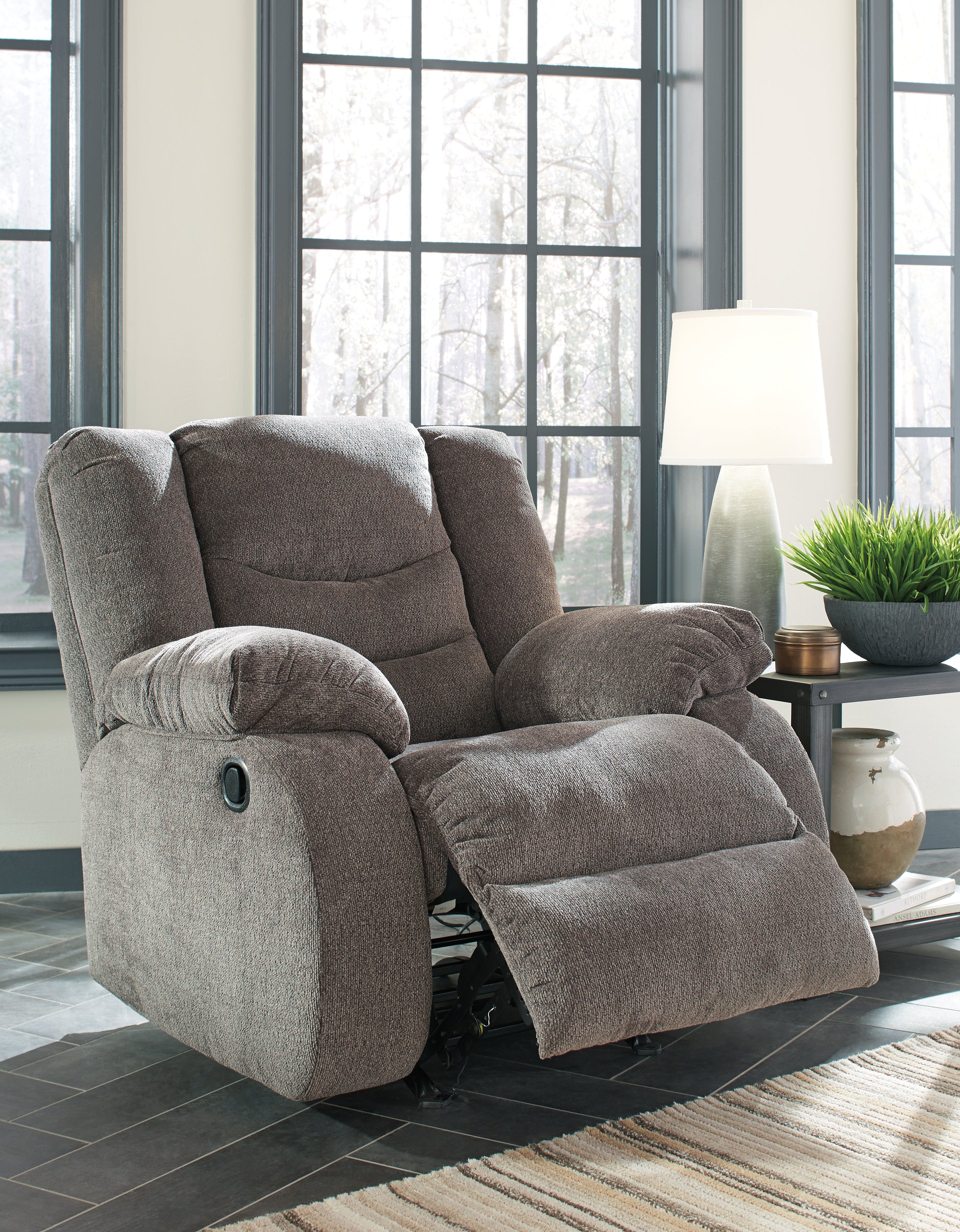 Furniture City Laplace - Ashley Furniture - TulenLiving Room - Reclining Sofa / Gray - 9860688