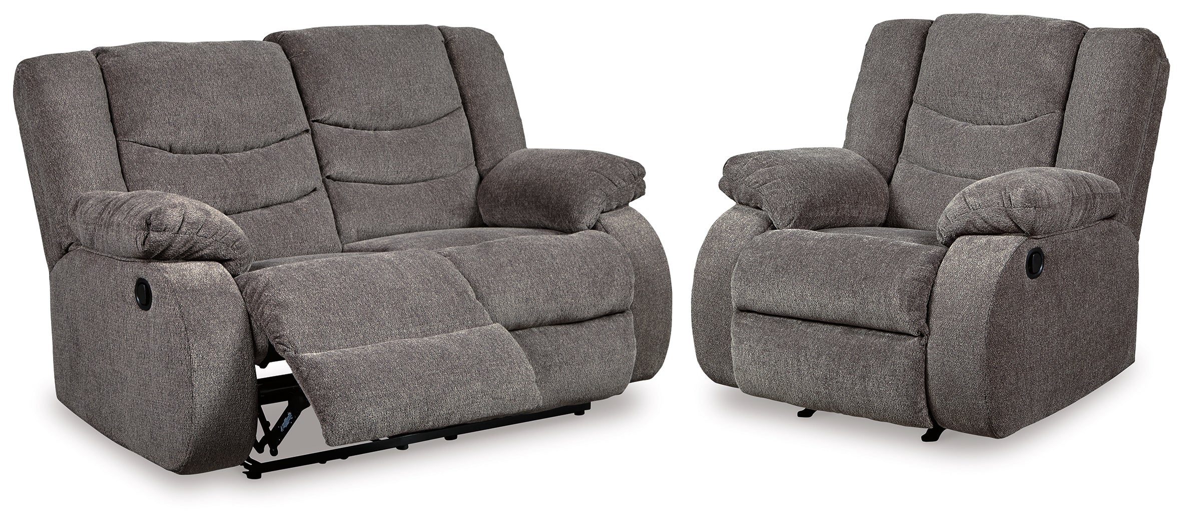 Furniture City Laplace - Ashley Furniture - Tulen Reclining Loveseat and Recliner - Reclining Loveseat and Recliner - 98606U3