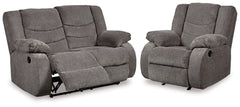 Furniture City Laplace - Ashley Furniture - Tulen Reclining Loveseat and Recliner - Reclining Loveseat and Recliner - 98606U3