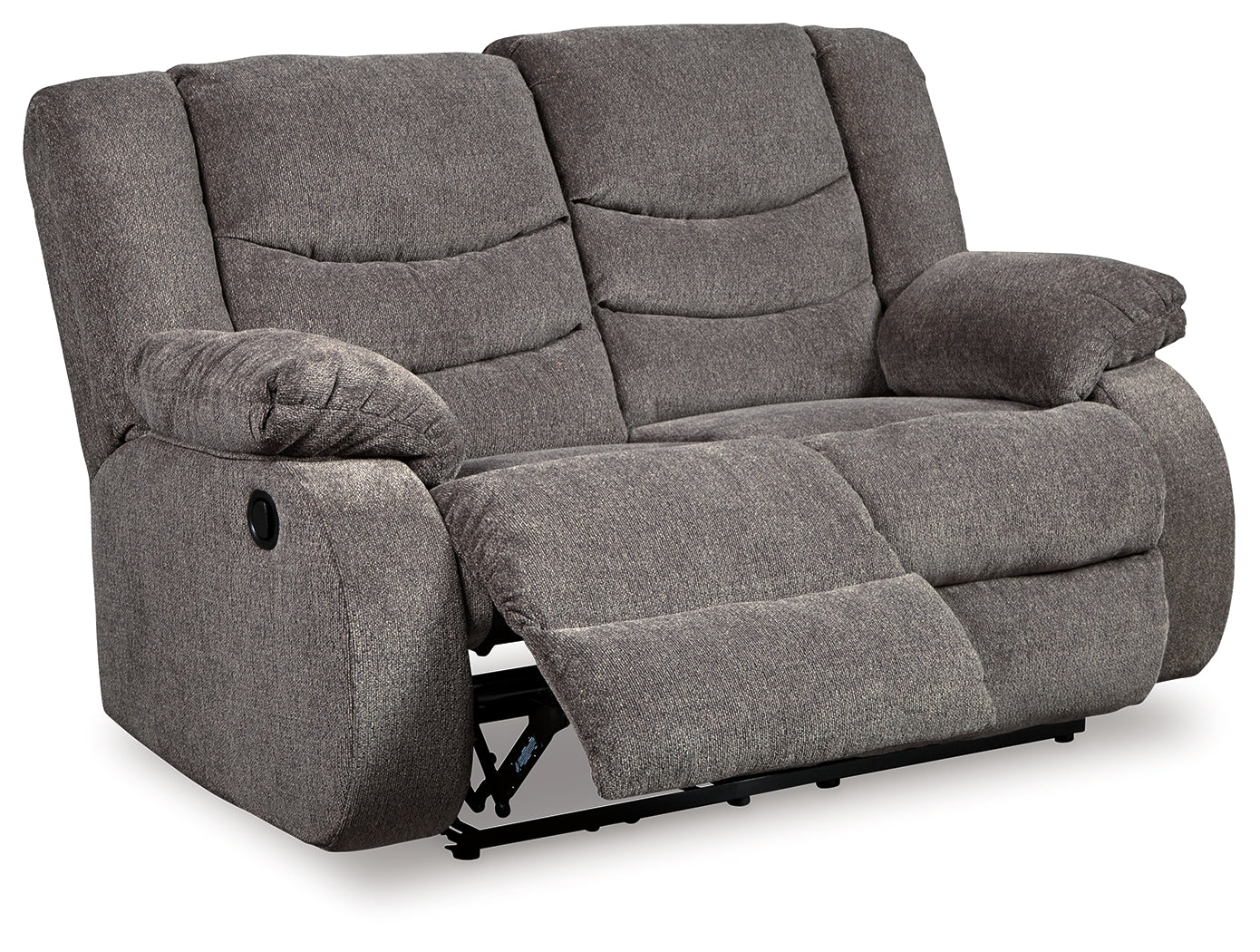 Furniture City Laplace - Ashley Furniture - TulenLiving Room - Reclining Loveseat / Gray - 9860686