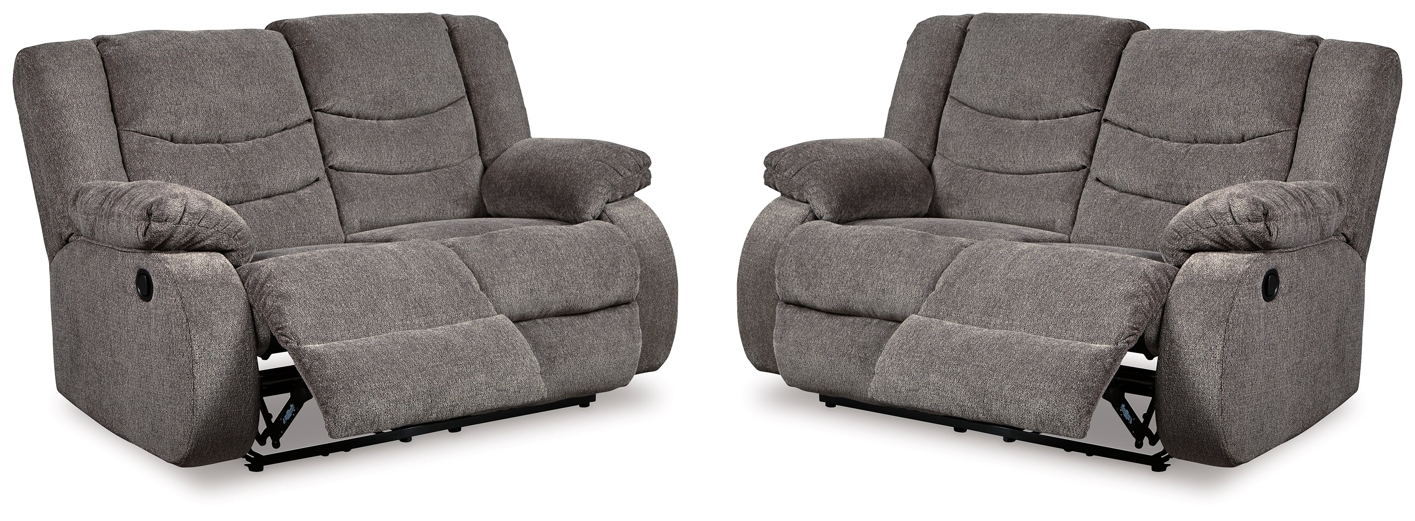 Furniture City Laplace - Ashley Furniture - Tulen Set of 2 Reclining Loveseats - Set of 2 Reclining Loveseats - 98606U5