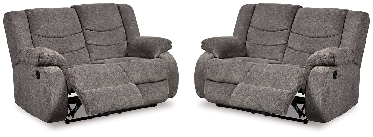 Furniture City Laplace - Ashley Furniture - Tulen Set of 2 Reclining Loveseats - Set of 2 Reclining Loveseats - 98606U5