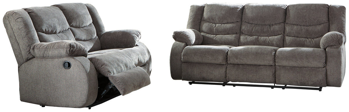 Furniture City Laplace - Ashley Furniture - Tulen Reclining Sofa and Loveseat - Reclining Sofa and Loveseat - 98606U1