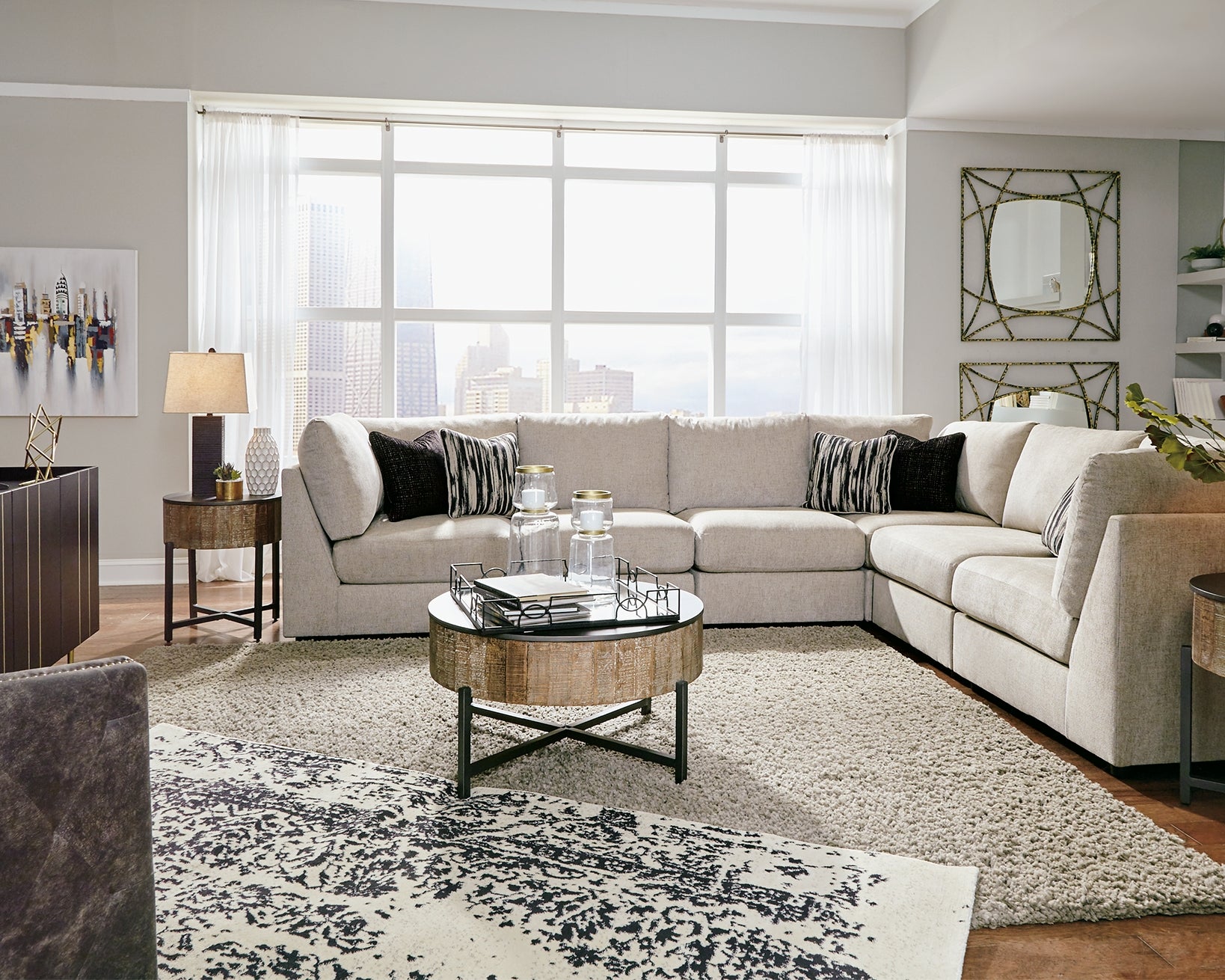 Furniture City Laplace - Ashley Furniture - Kellway Sectionals - 6-Piece Sectional - 98707S3