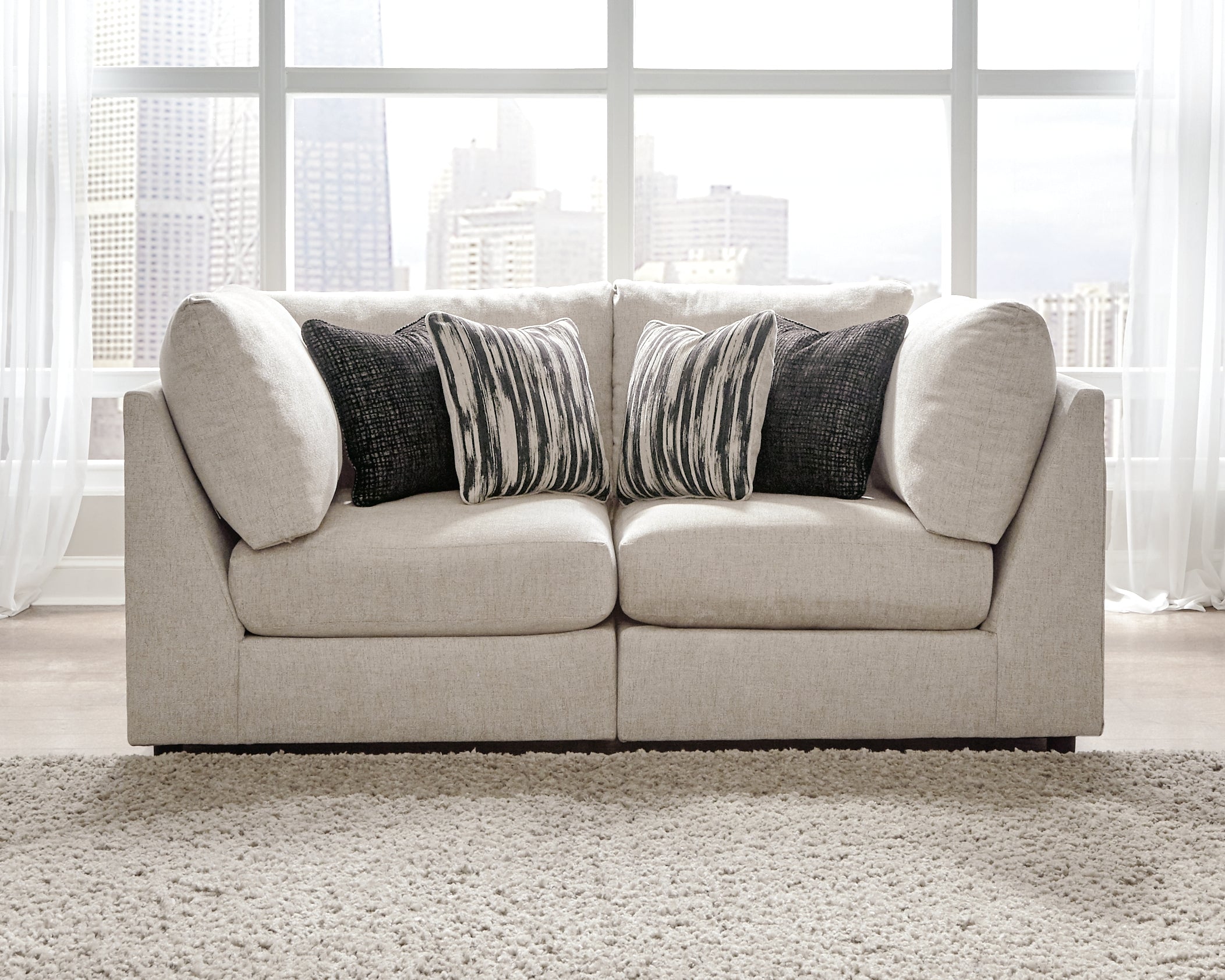 Furniture City Laplace - Ashley Furniture - Kellway Sectionals - 2-Piece Sectional / Bisque - 98707S2