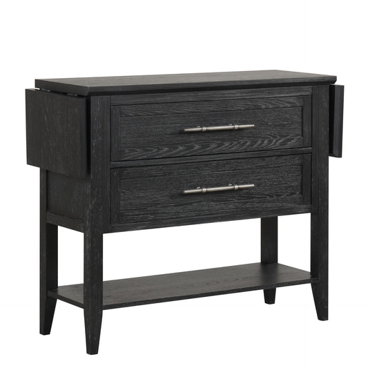 Sable Crest - Drop Leaf Server - Black