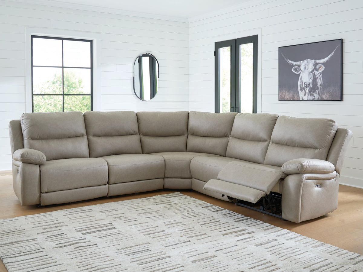 Furniture City Laplace - Ashley Furniture - Narwhal Place 5-Piece Power Reclining Sectional - 5-Piece Power Reclining Sectional - PC99201S8