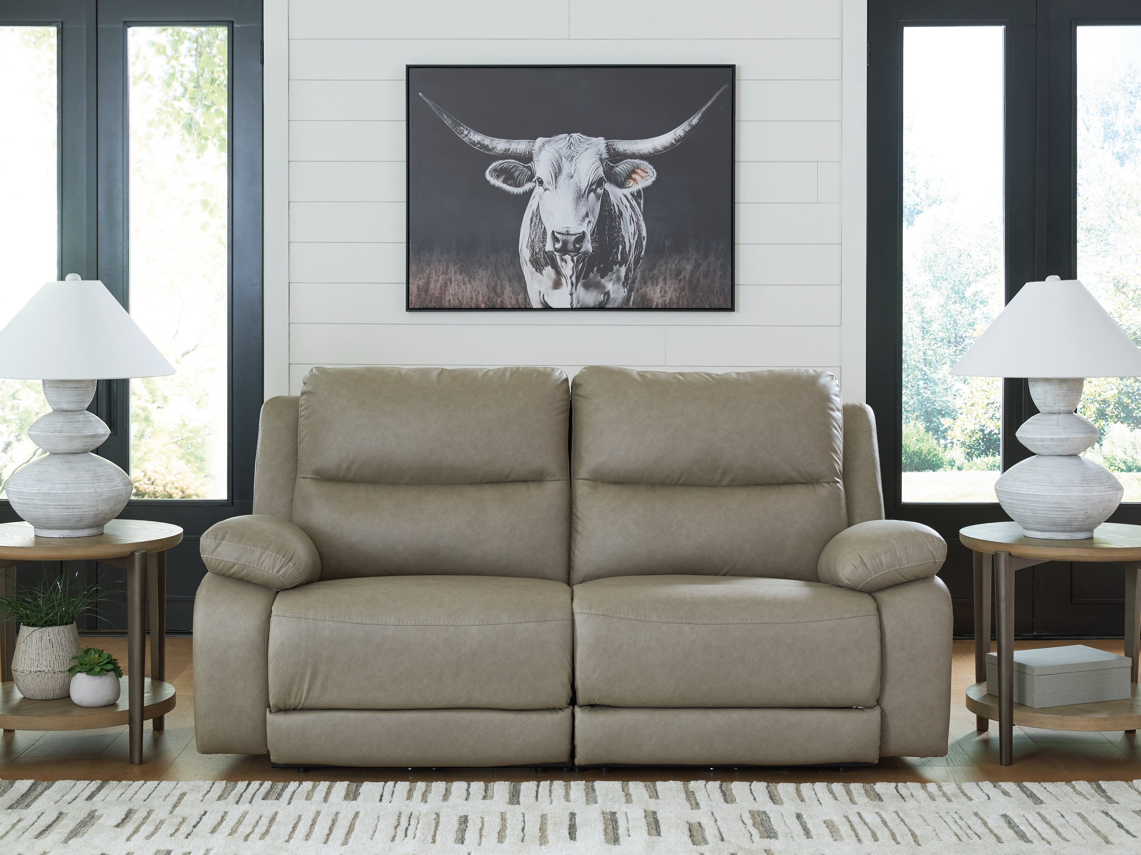 Furniture City Laplace - Ashley Furniture - Narwhal Place Sectionals - 2-Piece Reclining Loveseat - PC99201S21