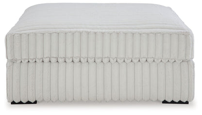 Stupendous - Oversized Accent Ottoman - Alloy