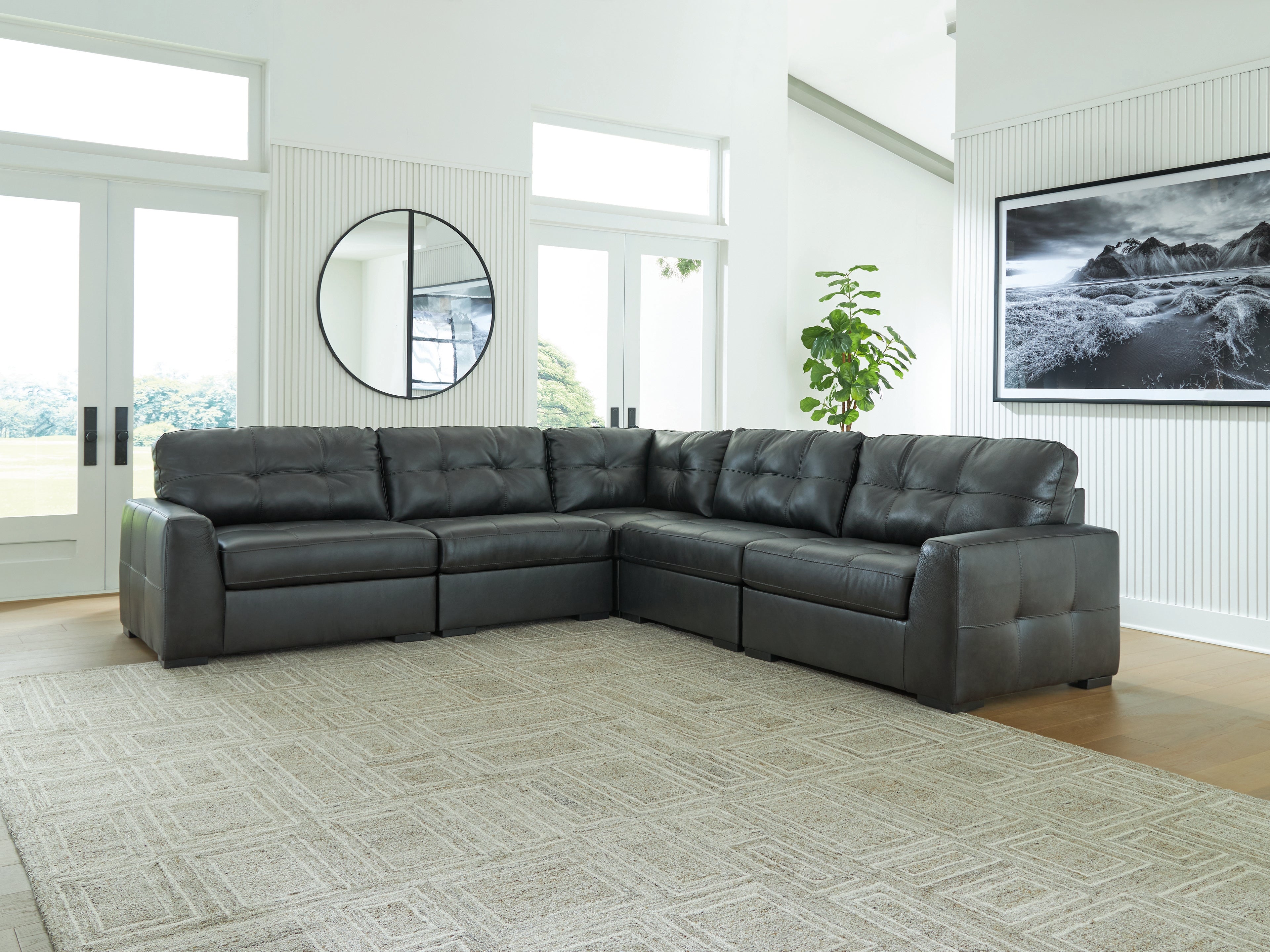 Furniture City Laplace - Ashley Furniture - Brindley Pier Sectionals - RAF 5-Piece Sectional - 99503S3