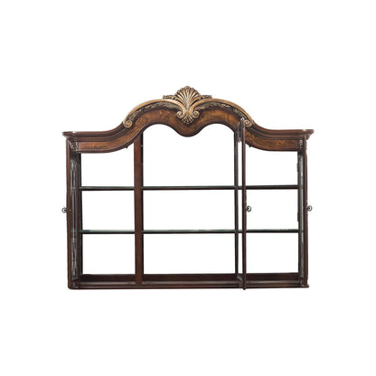 Deryn Park - Hutch With LED Light - Cherry