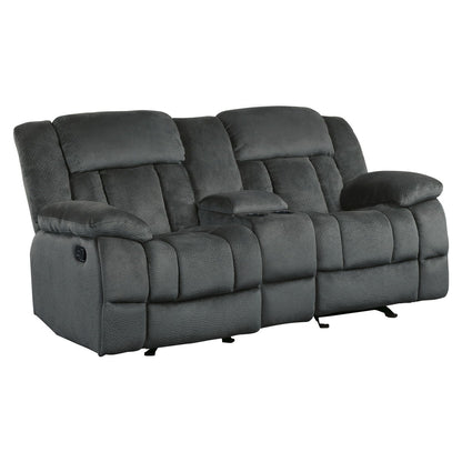 Laurelton - Double Glider Reclining Loveseat With Center Console