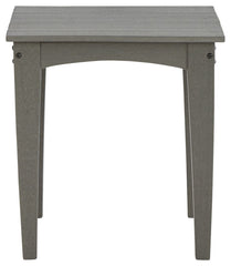 Visola - Square End Table - Gray