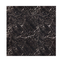 Olney - 5 Piece Dinette Set With Faux Marble Top - Black / Dark Brown